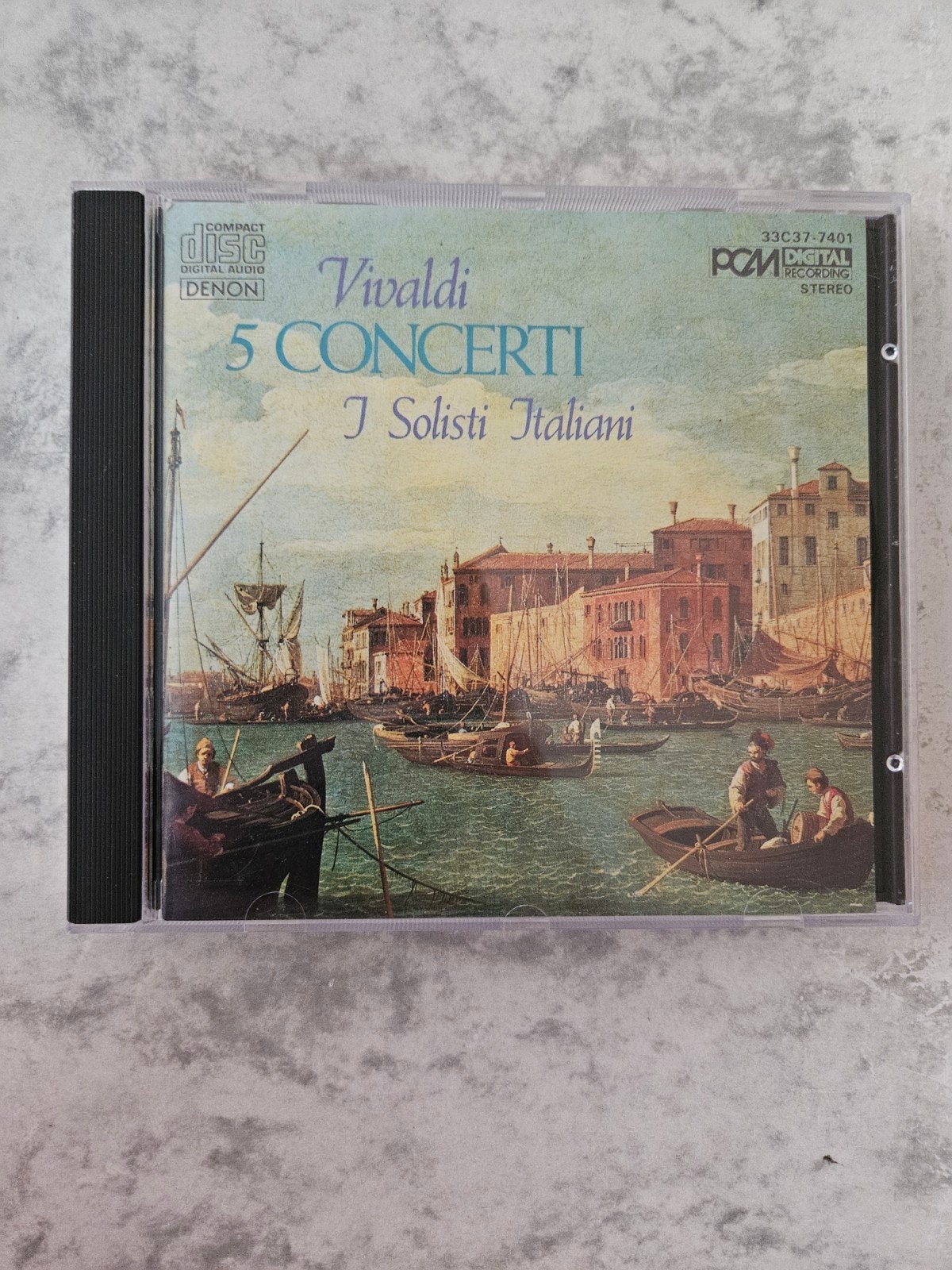 Vivaldi - 5 Concerti - I Solisti Italiani (Denon PCM Digital, Ophalen of Verzenden, Barok, Zo goed als nieuw