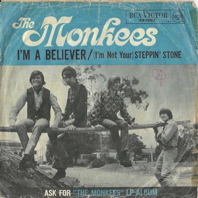 The MONKEES  1967   TOPPER !! M1264, Ophalen of Verzenden, Gebruikt, 7 inch, Pop