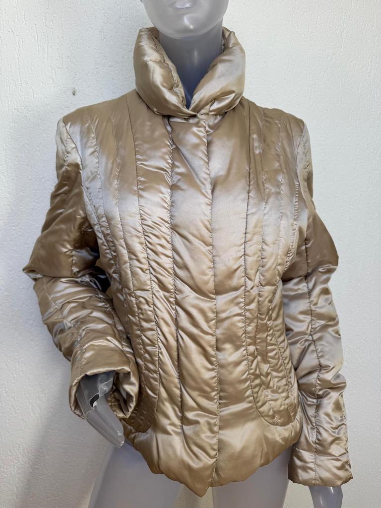 Max Mara champgne dons jas - NL 40, Verzenden, Zo goed als nieuw, Maat 38/40 (M), Beige