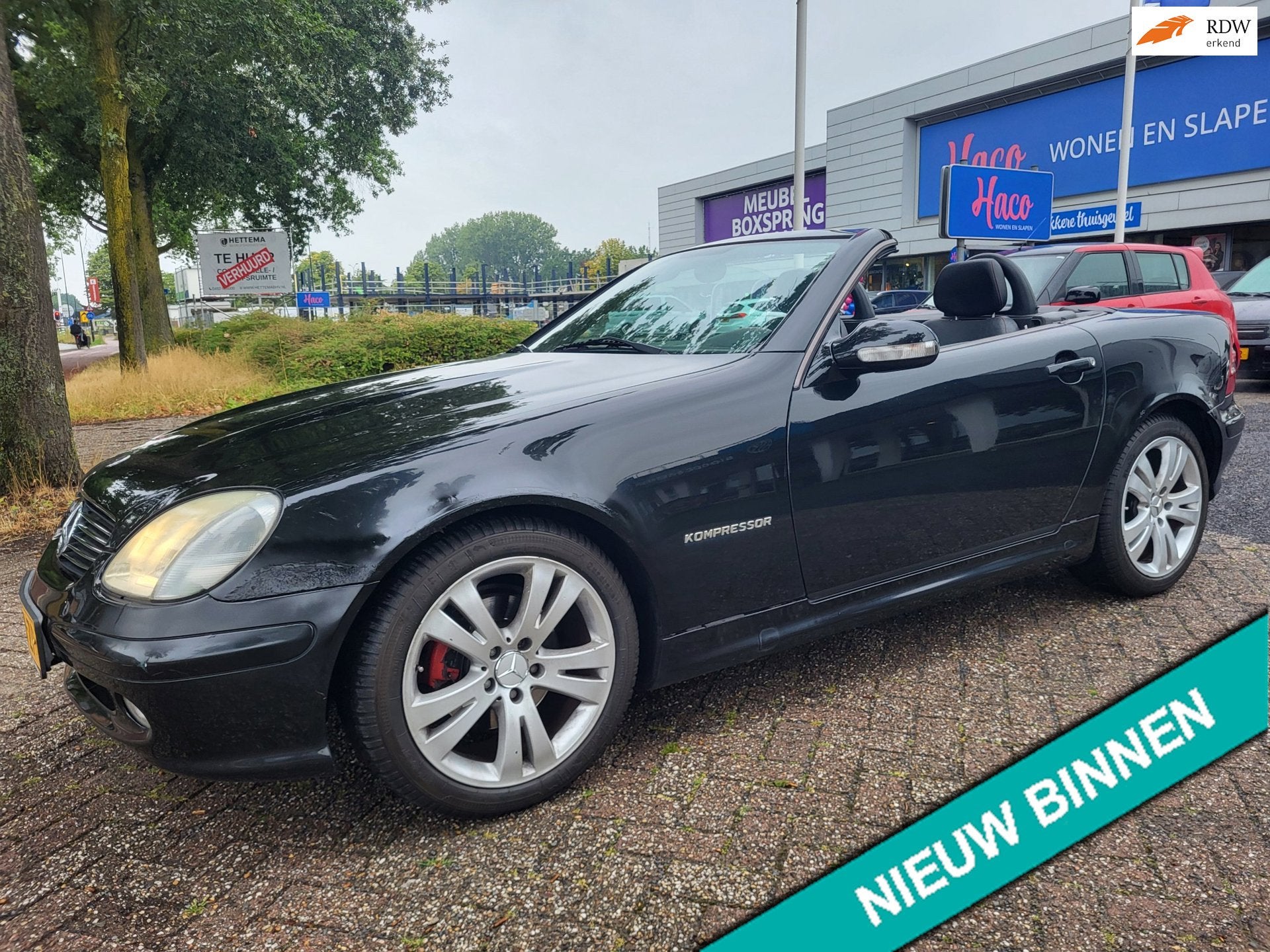 Mercedes-Benz SLK-klasse 200 K. Airco,cr.control,stoelverwar, Euro 2, 1998 cc, Achterwielaandrijving, Gebruikt