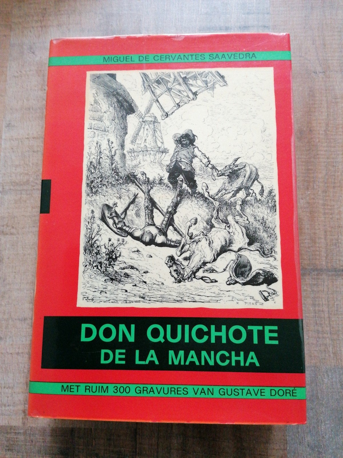 Vintage Don Quichote boek met 300 gravures van Gustave Doré, Boeken, Ophalen