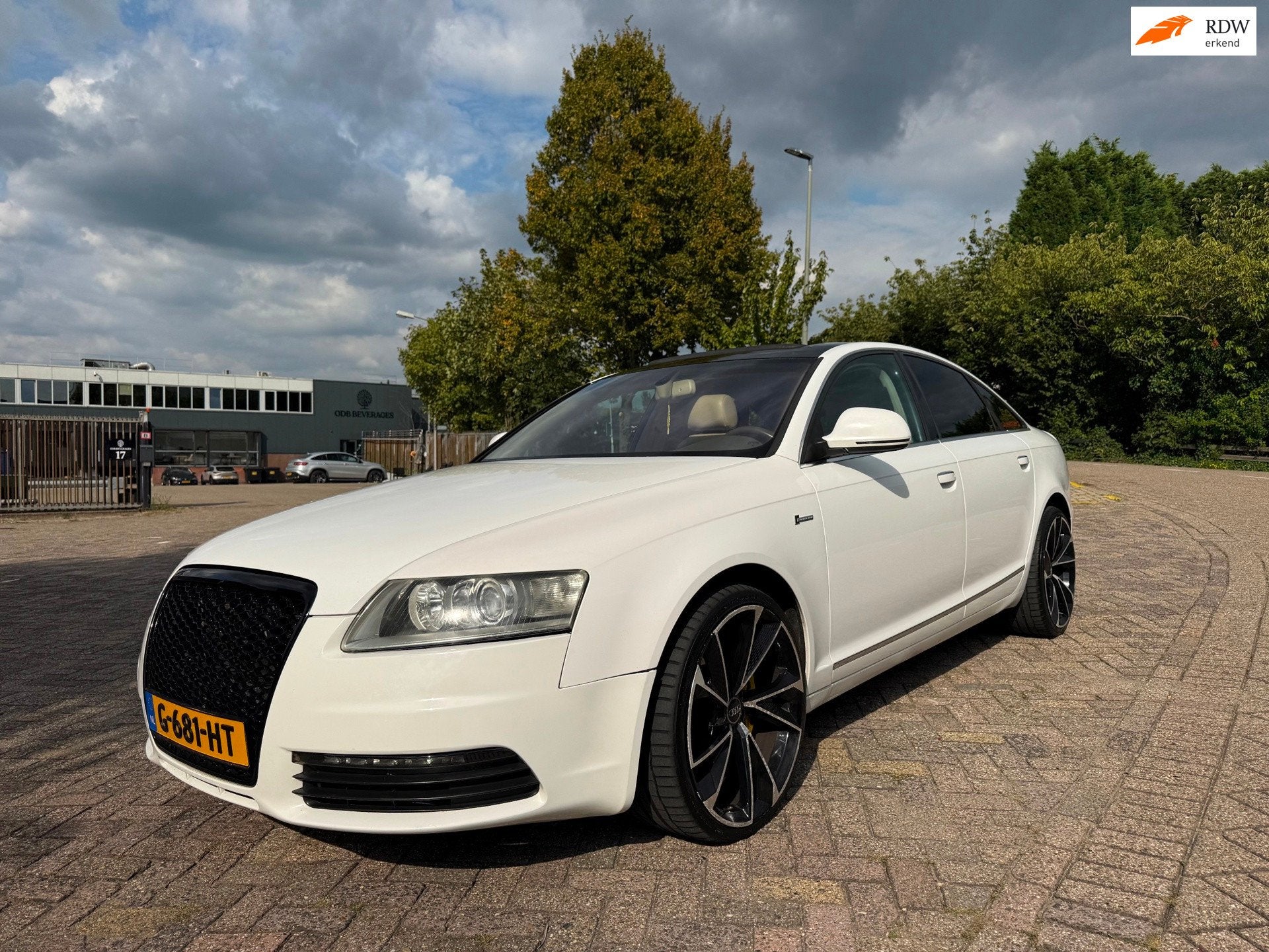 Audi A6 Limousine 3.0 TFSI quattro Pro Line Plus, Euro 5, Gebruikt, Beige, Wit