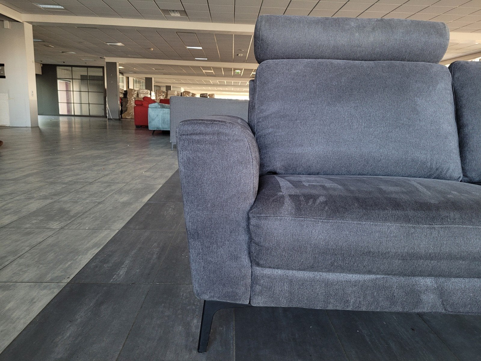 Foto 7 van ✅️️️️ GEREINIGD antracietgrijze hoekbank 275x215 | BEZORGEN