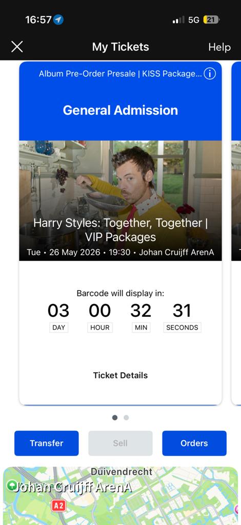 HARRY STYLES VIP KAARTJES, Twee personen, Mei