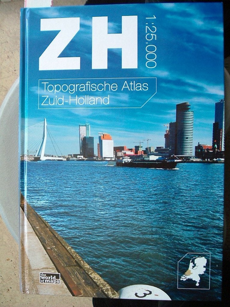 Topografische Atlas Zuid-Holland., Overige atlassen, Ophalen of Verzenden, Zo goed als nieuw, 1800 tot 2000