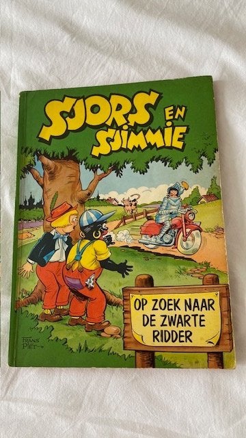 Stripb. Sjors en Sjimmie-Op zoek naar de zwarte ridder-1959, Boeken, Stripboeken, Eén stripboek, Ophalen of Verzenden, Gelezen