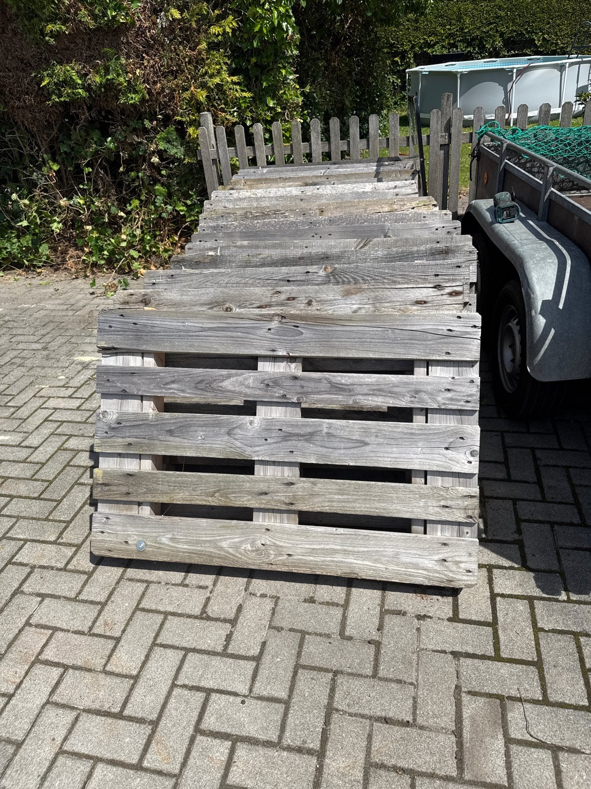 Gebruikte houten euro pallets gratis ophalen, Ophalen, Gebruikt, 50 mm of meer, Pallet