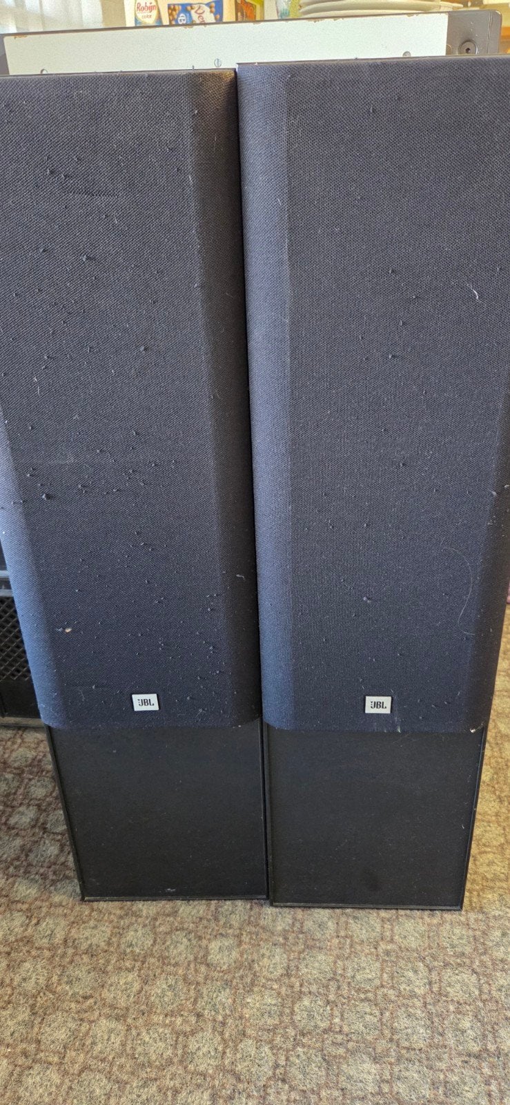 JBL XL 1000 boxen., Ophalen of Verzenden, 120 watt of meer, Front, Rear of Stereo speakers, JBL