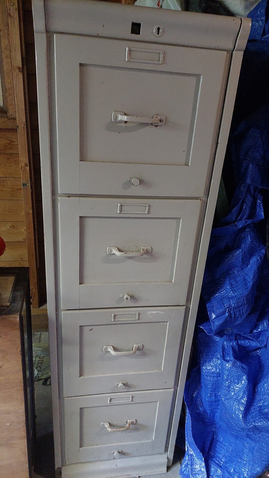 antieke, brocante archiefkast, klein prijsje, Huis en Inrichting, Ophalen, Zo goed als nieuw