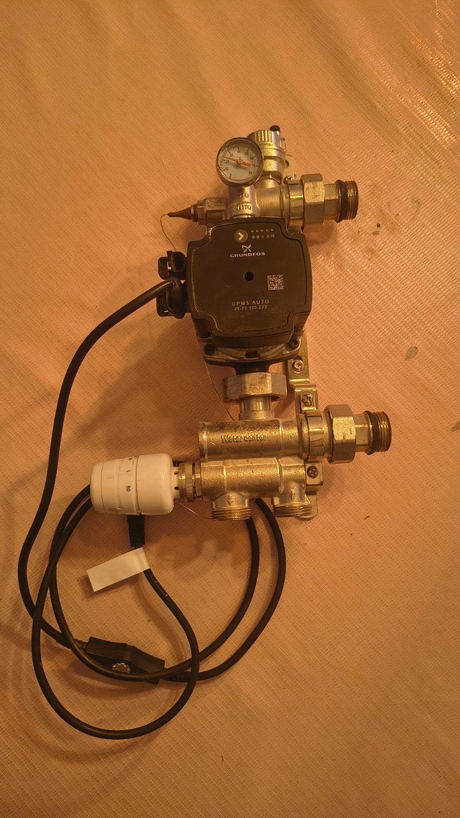 Grundfos UPM3 Auto circulatiepomp met thermostaat, Gebruikt, Minder dan 30 cm, Overige typen, Minder dan 60 cm