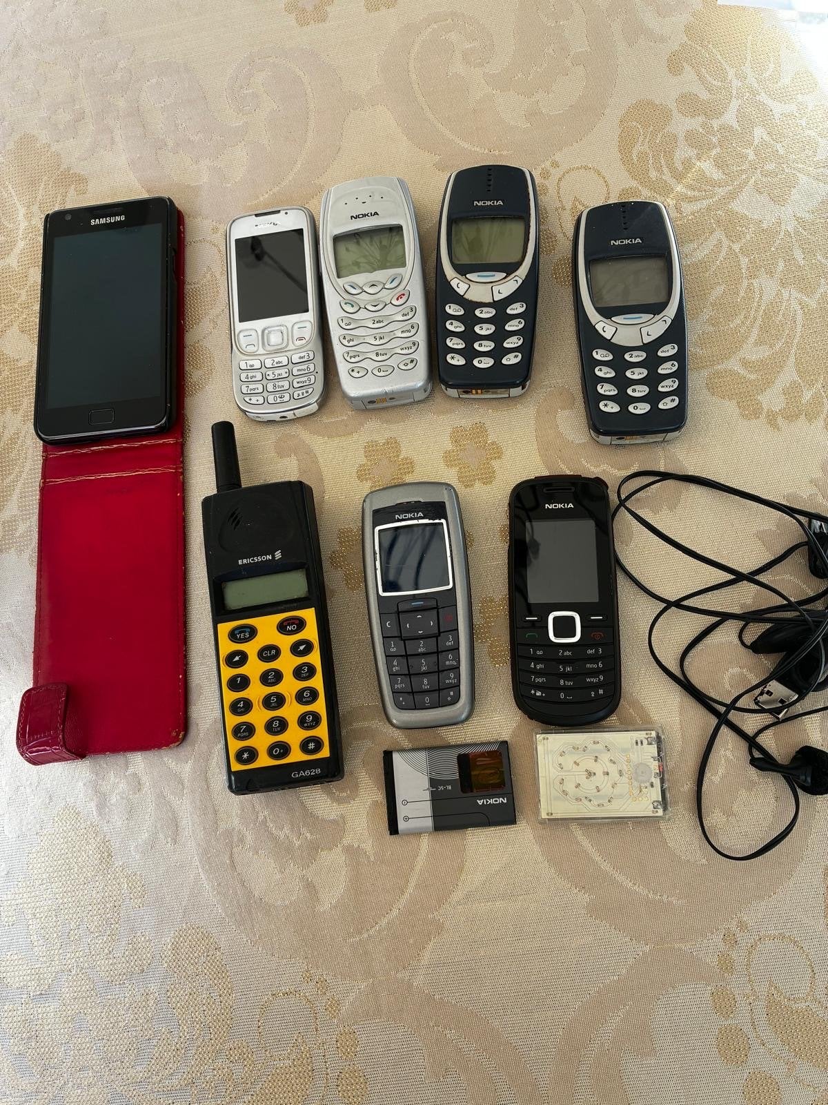 Partij oude mobiele telefoons (Nokia, Samsung, Ericsson), Telecommunicatie, Gebruikt, Overige modellen, Ophalen of Verzenden, Minder dan 3 megapixel