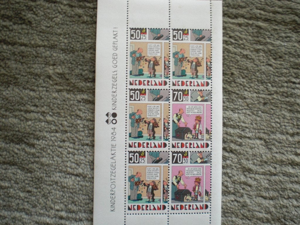 Velletje Kinderpostzegels 1984 Postfris, Postzegels en Munten, Postzegels | Nederland, Ophalen of Verzenden, Na 1940, Postfris