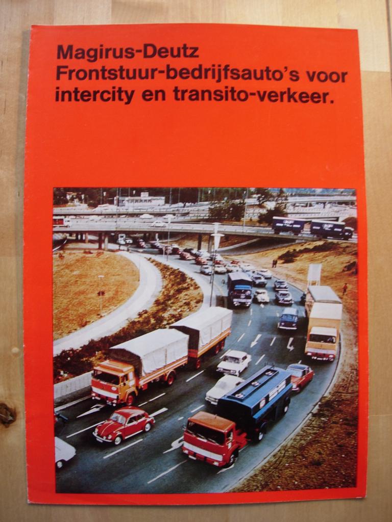 Magirus Deutz Brochure 1973, Magirus, Ophalen of Verzenden, Zo goed als nieuw, Overige merken
