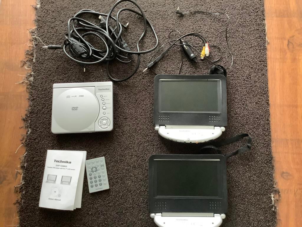 Technika DVP-720MKI draagbare DVD-speler set, Ophalen of Verzenden