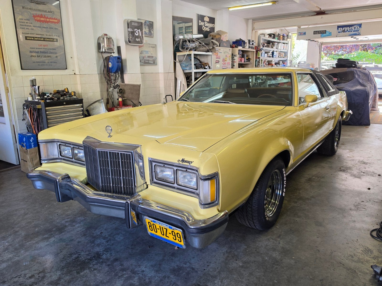 Mercury Cougar XR7 - 5.8 V8 - 1978 - 43.000 mijlen!, Auto's, Oldtimers, Automaat, Elektrische ramen, Bruin, Origineel Nederlands