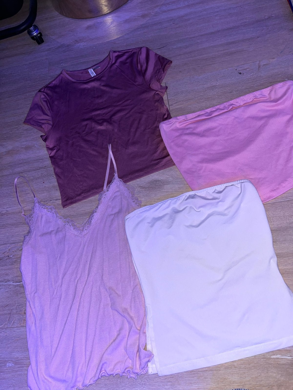 Leuke zomerse tops, 4 stuks, maat XS/S, Kleding | Dames, Meerkleurig, Ophalen of Verzenden, Zo goed als nieuw, Zonder mouw