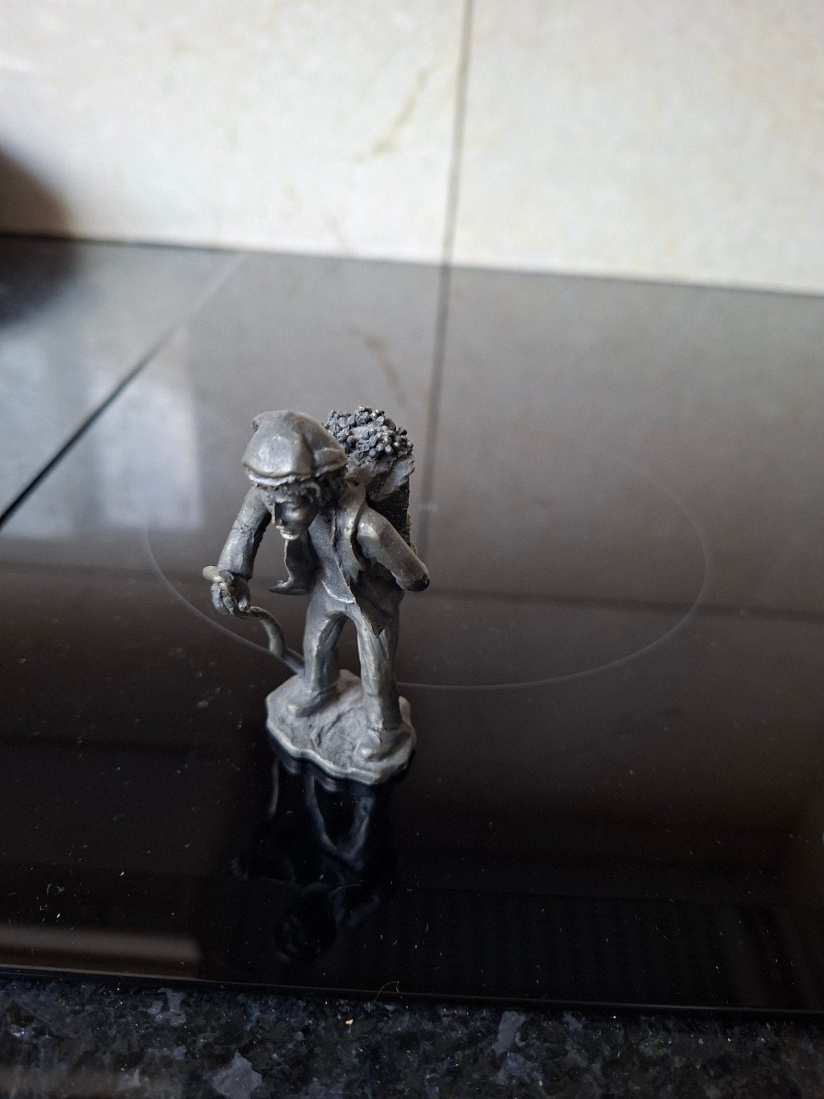 Tin figuur ambachten serie - mijnwerker, Antiek en Kunst, Ophalen of Verzenden
