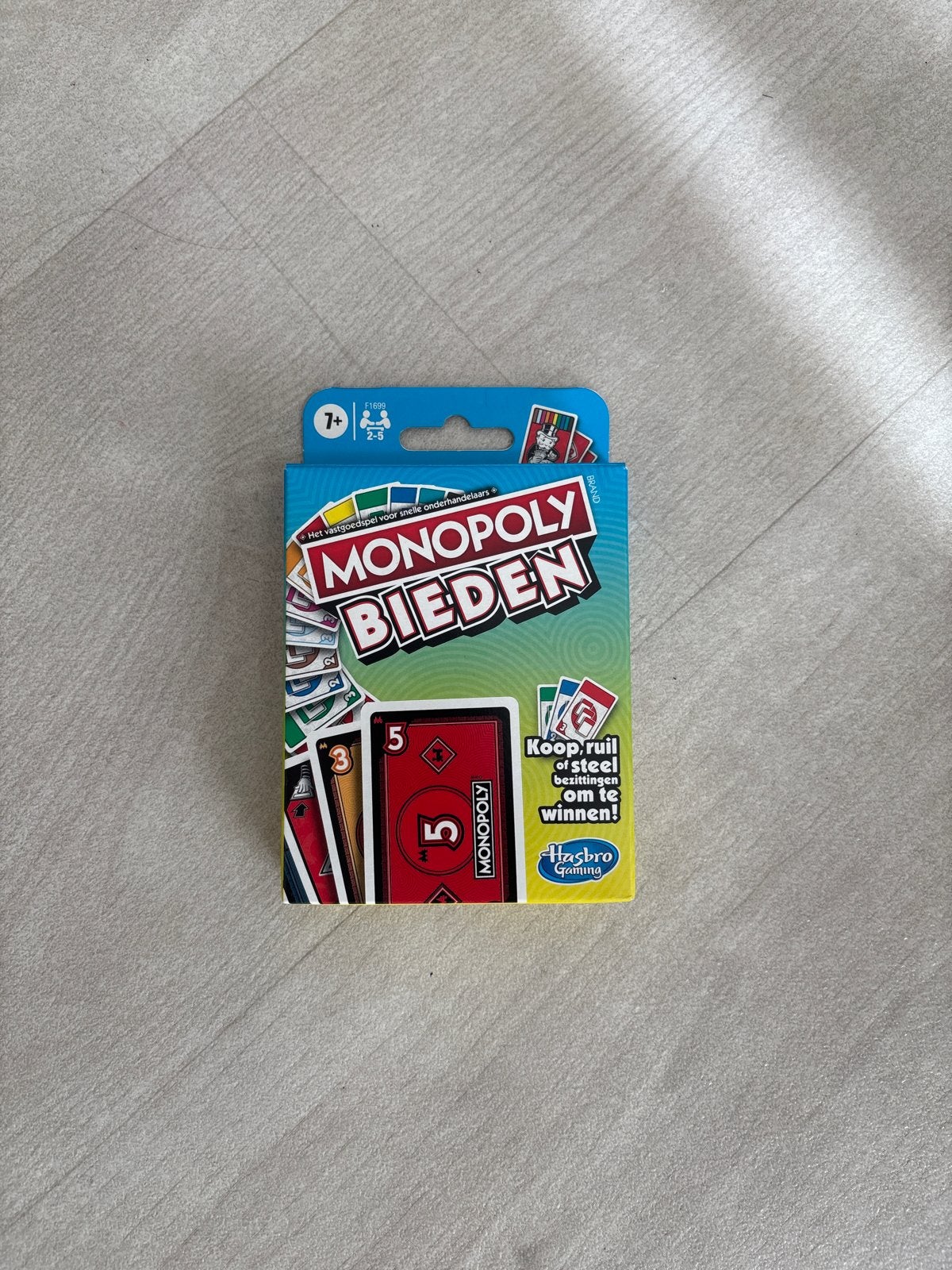 Monopoly Bieden Kaartspel - Snel Vastgoed Spel, Een of twee spelers, Ophalen of Verzenden, Zo goed als nieuw