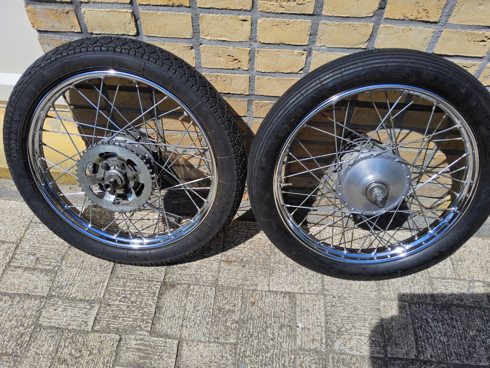Zundapp 517 Wielset Compleet Origineel Schürmann 17 Inch., Ophalen, Gebruikt, Frame
