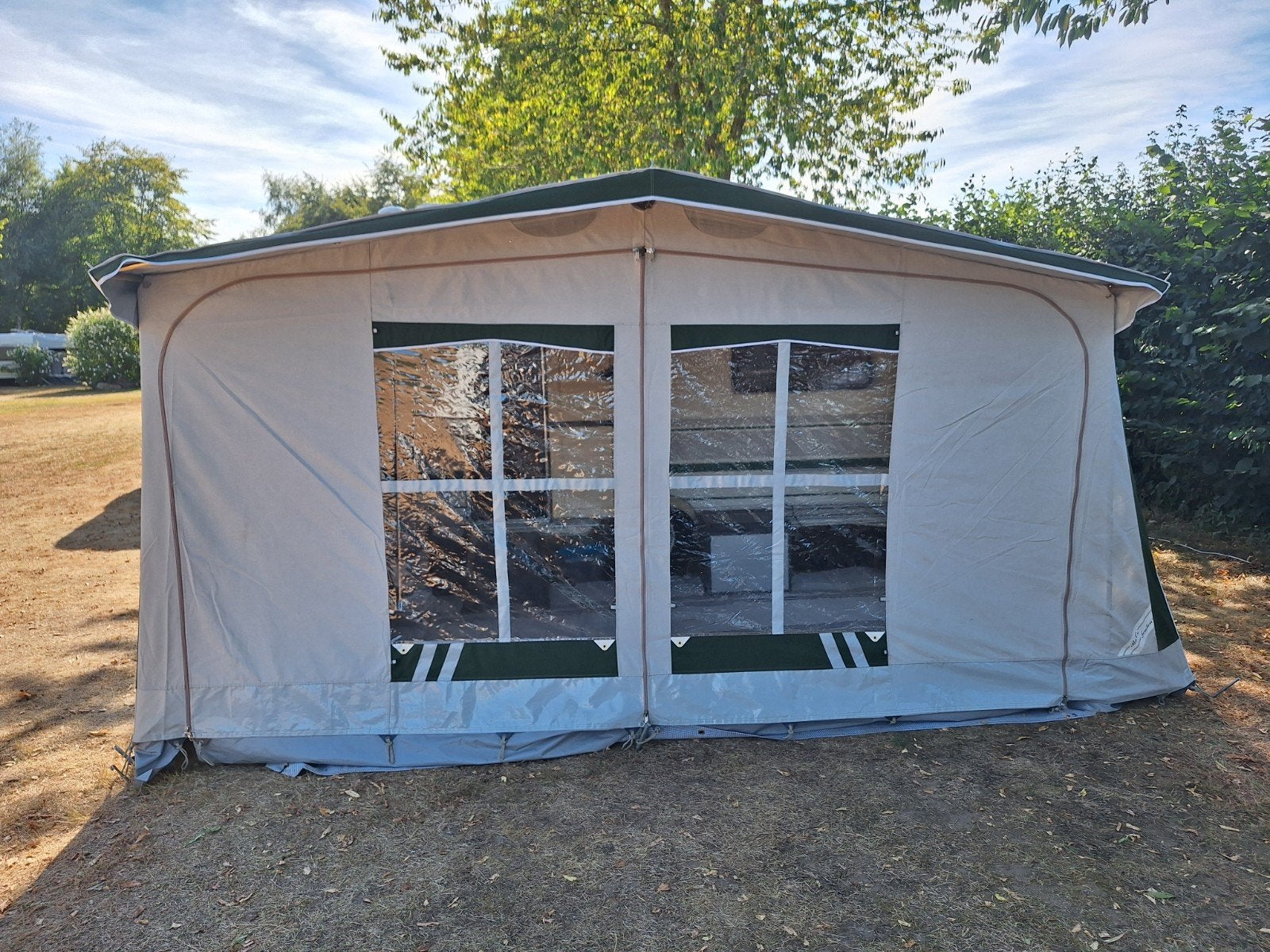 Zgan BaCo caravan voortent omloop 800cm, mt 8 BaCo/6 Doréma, Ophalen, Zo goed als nieuw, Tot en met 4