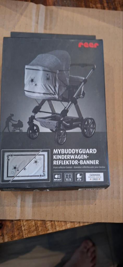 Reer MyBuddyGuard Kinderwagen Reflector Banner, Kinderen en Baby's, Kinderwagens en Combinaties, Ophalen of Verzenden, Nieuw, Kinderwagen