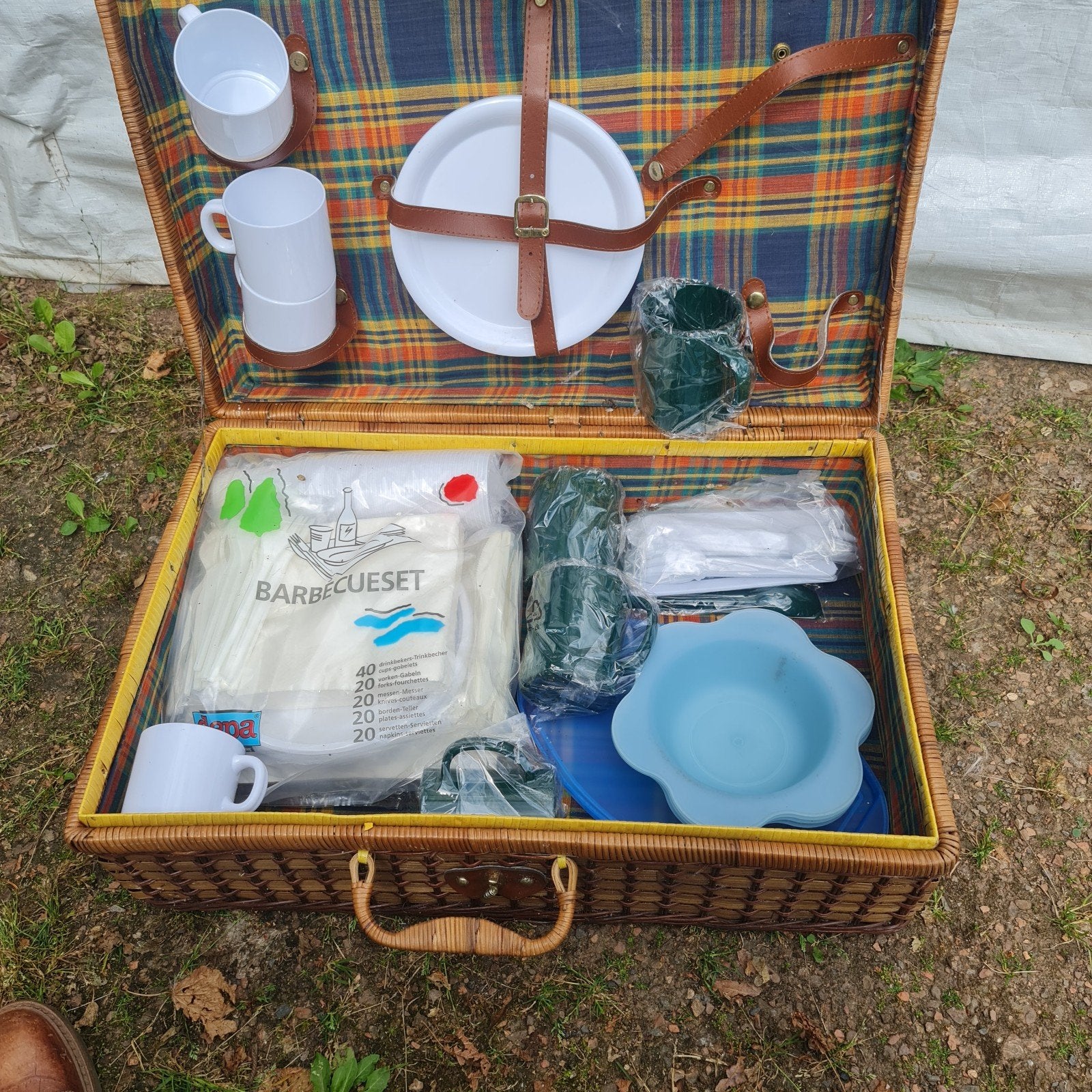 Picknickmand 4 personen  nieuw, Ophalen of Verzenden, Nieuw