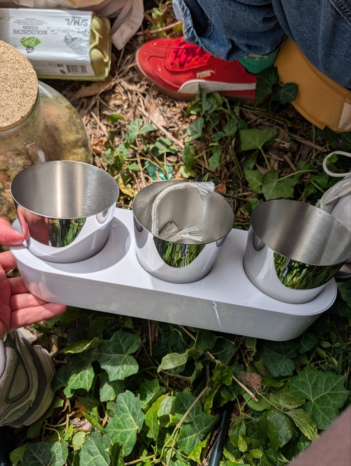 WMF Zelfwaterende Kruidenpot - Elegant en Praktisch, Gebruikt, Minder dan 30 cm, Ophalen of Verzenden, Metaal