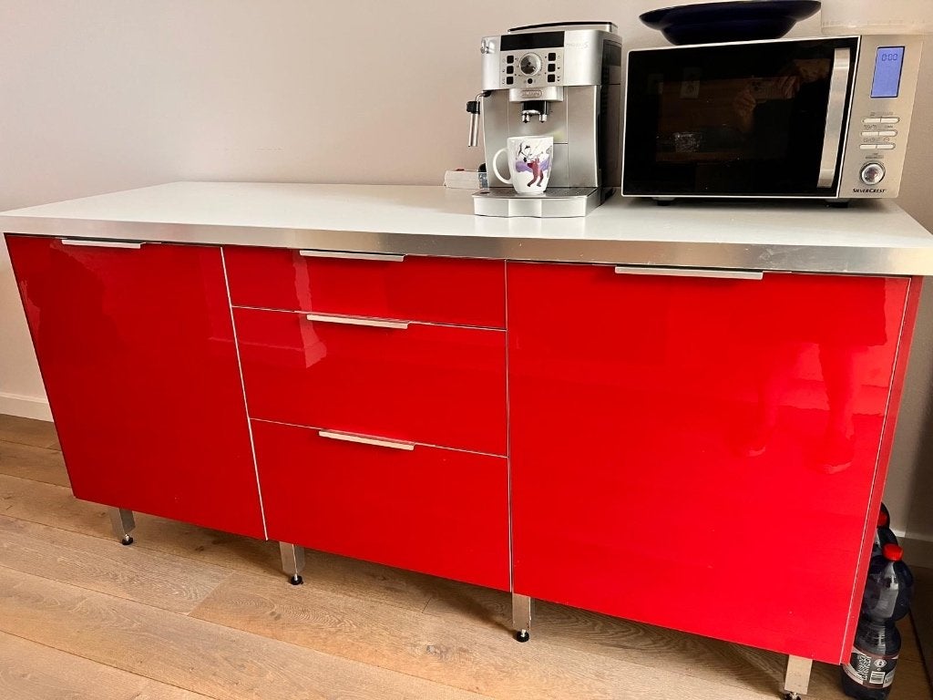 Keuken of salon kast(dressoir), Huis en Inrichting, Ophalen, 150 tot 200 cm, Zo goed als nieuw, 3 of 4 laden