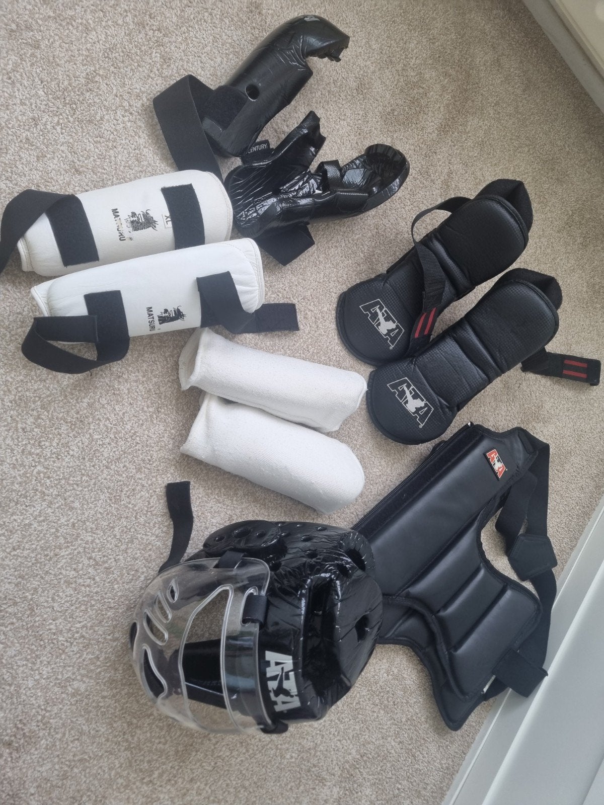 Full gear, Taekwondo, Vechtsportbescherming, Zo goed als nieuw, Maat M