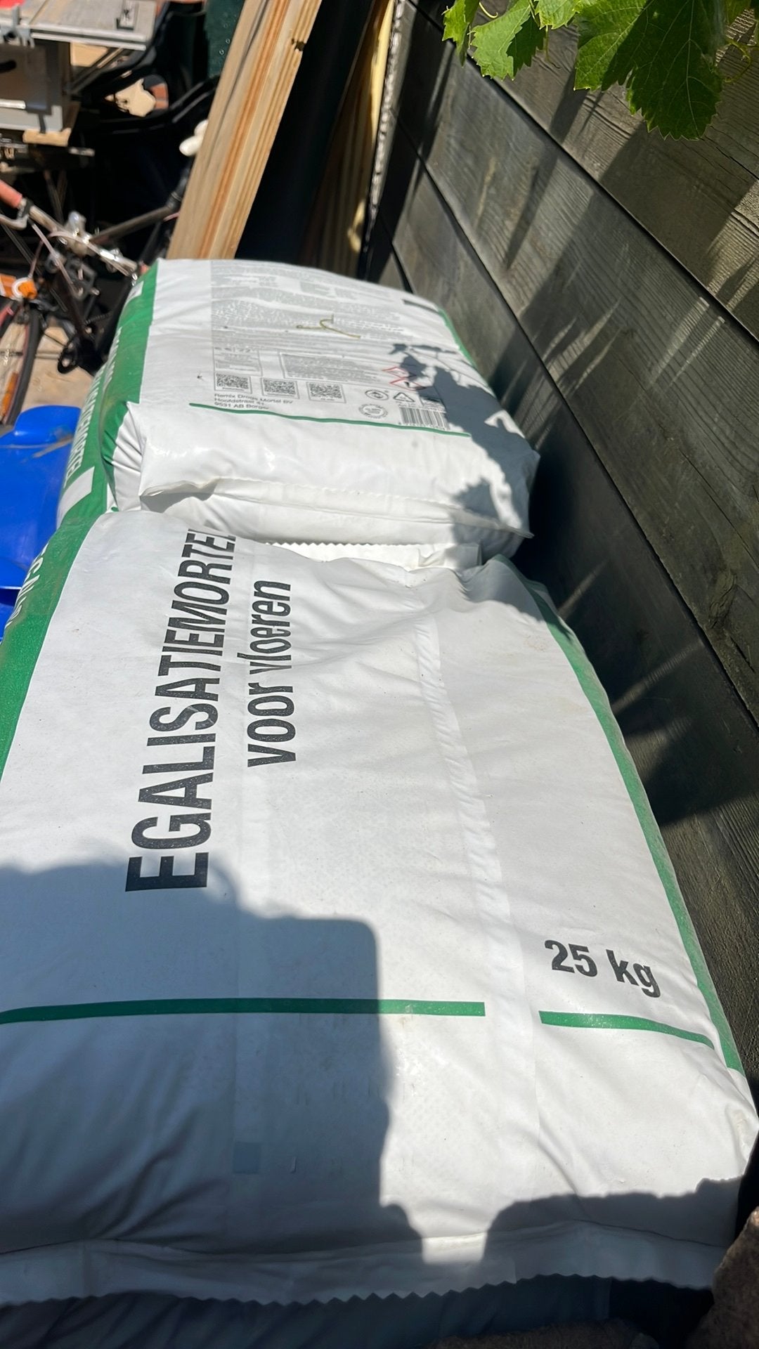 100kg egalisatiemortel, Ophalen, Nieuw