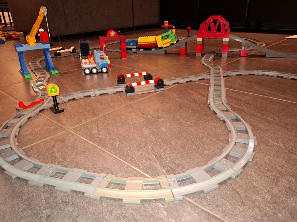 Heel veel Duplo met treinbaan, Kinderen en Baby's, Speelgoed | Duplo en Lego, Ophalen, Gebruikt, Duplo