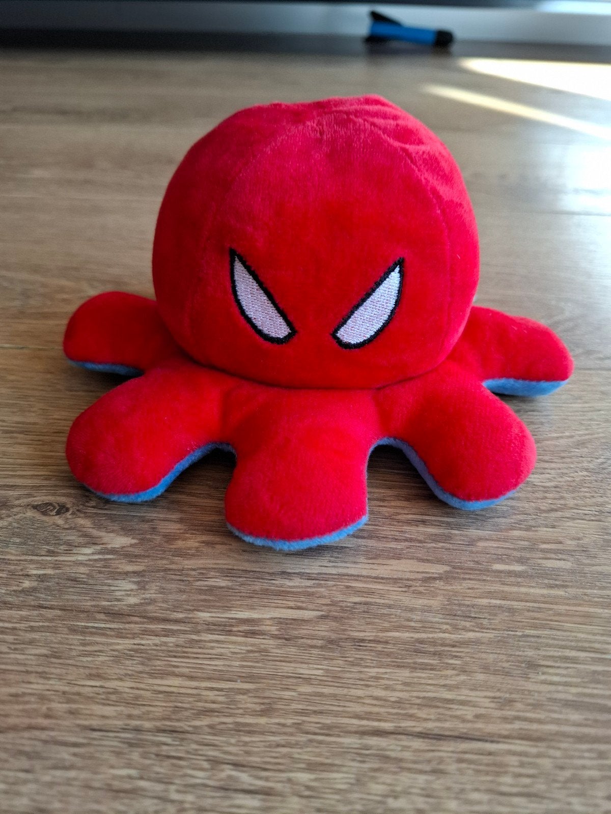 Omkeerbare Spiderman Octopus Knuffel - Rood/Blauw, Overige merken, Overige karakters, Overige typen, Ophalen of Verzenden