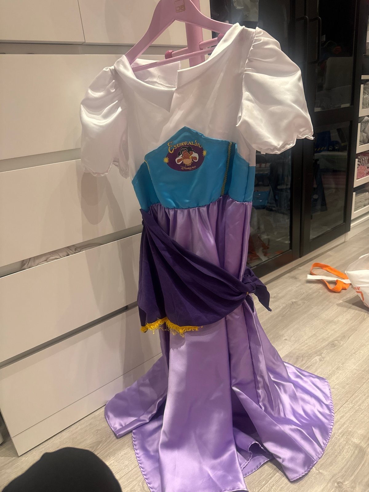 Disneyland Parijs Esmeralda jurk jaren '90 - De Klokkenluide, Ophalen, Gebruikt, 134 t/m 140, Meisje