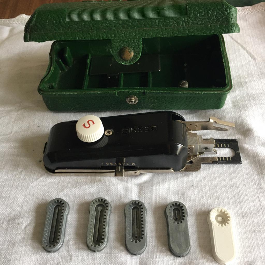 Singer Buttonholer COMPLEET & gerestaureerd, Hobby en Vrije tijd, Naaimachines en Toebehoren, Ophalen of Verzenden, Zo goed als nieuw