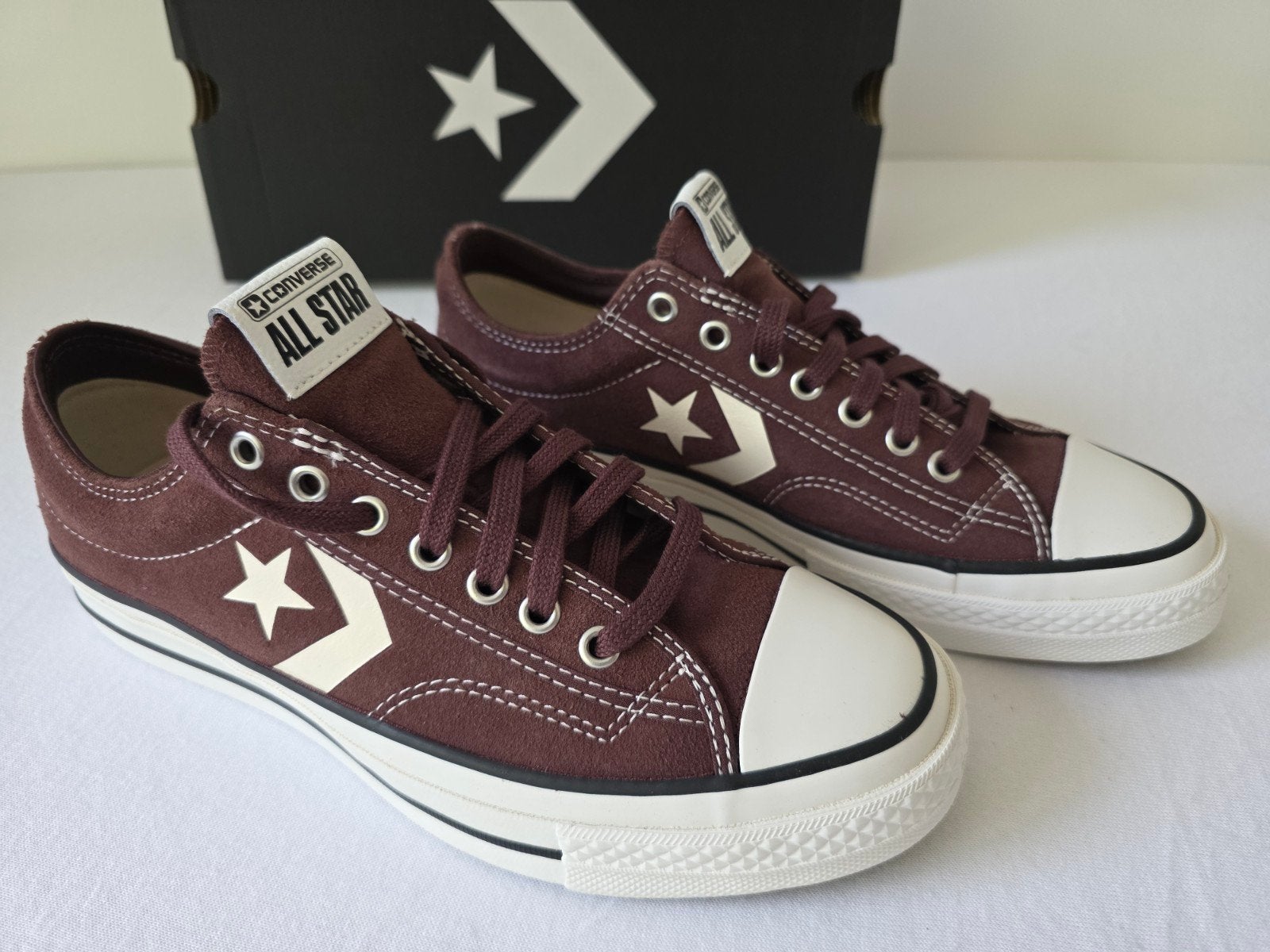 Converse Star Player 76 Ox Eternal Earth/Egret - Maat 40.5, Bruin, Verzenden, Nieuw, Converse