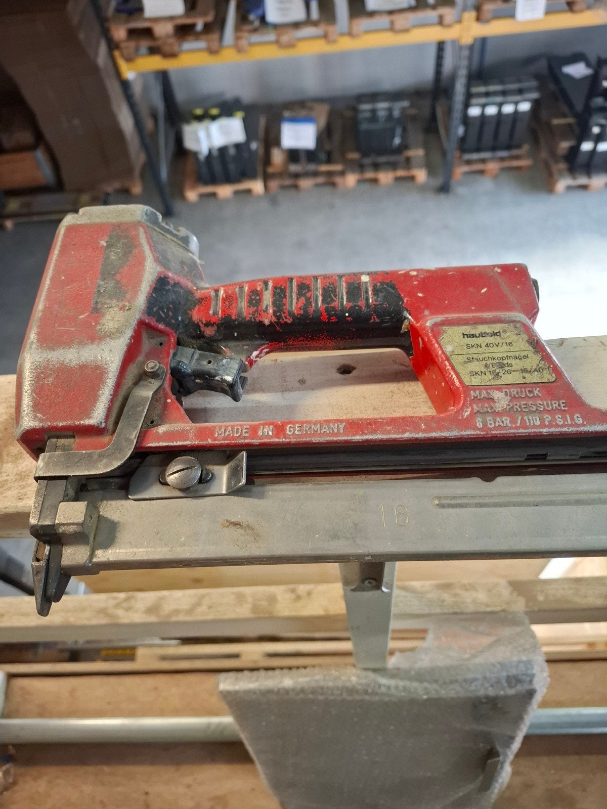Haubold SKN 40V/16 Tacker - Made in Germany, Ophalen, Gebruikt, Tacker/nietmachine, Overige merken