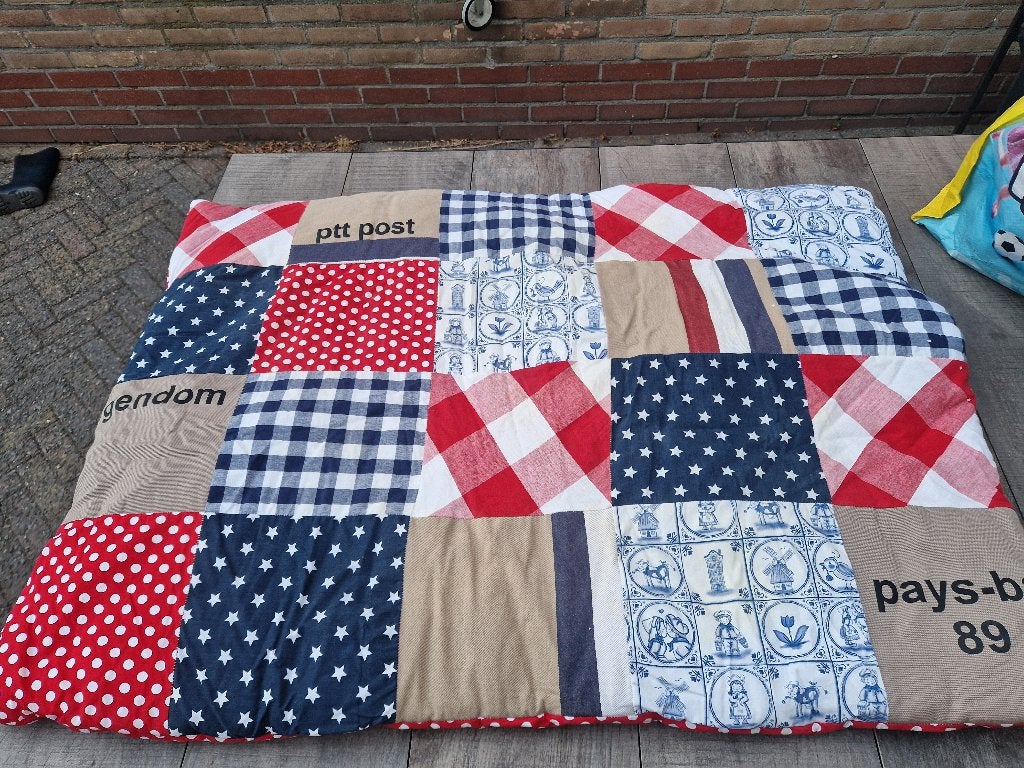 Supermooi handgemaakt boxkleed - Uniek design, Ophalen of Verzenden, Zo goed als nieuw
