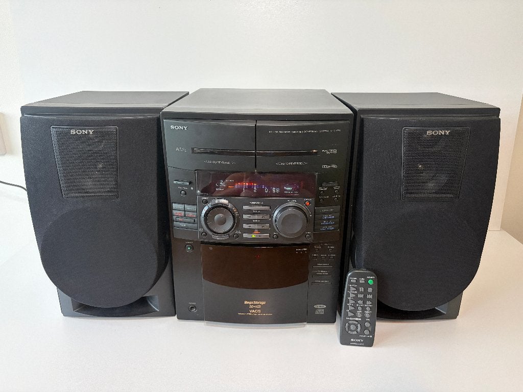 Sony MHC-F100 50+1 CD Changer/Mini HiFi Component System, Gebruikt, Cassettedeck, Sony, Losse componenten
