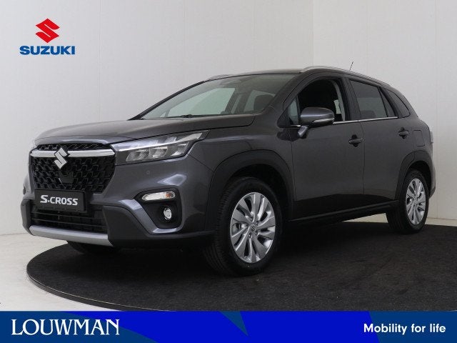 Suzuki S-Cross 1.4 Boosterjet Select Smart Hybrid | Voorraad, Auto's, Voorwielaandrijving, Stof, Zwart, 4 cilinders