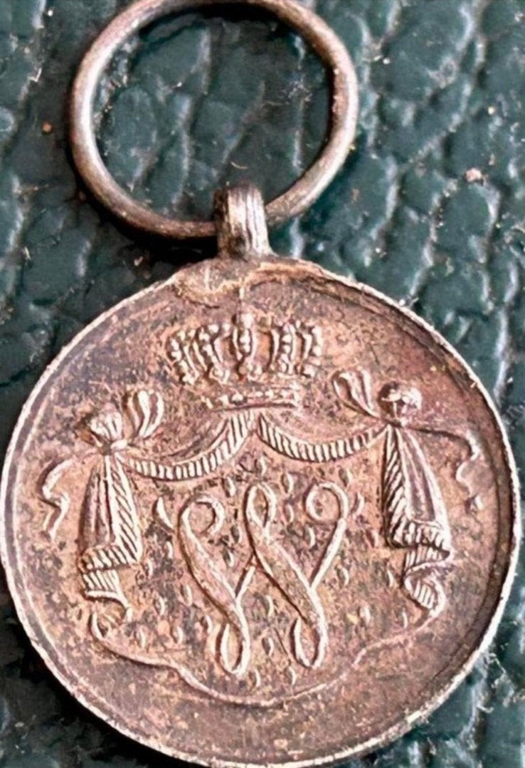 Nederland Onderscheidingsteken 1825 Langdurige Dienst Brons, Ophalen of Verzenden, Brons, Nederland