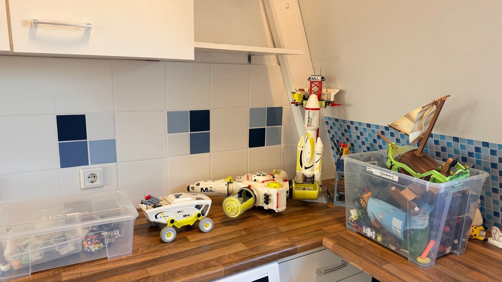 Grote partij Playmobil met diverse sets en figuren, Ophalen, Gebruikt, Complete set, Overige typen