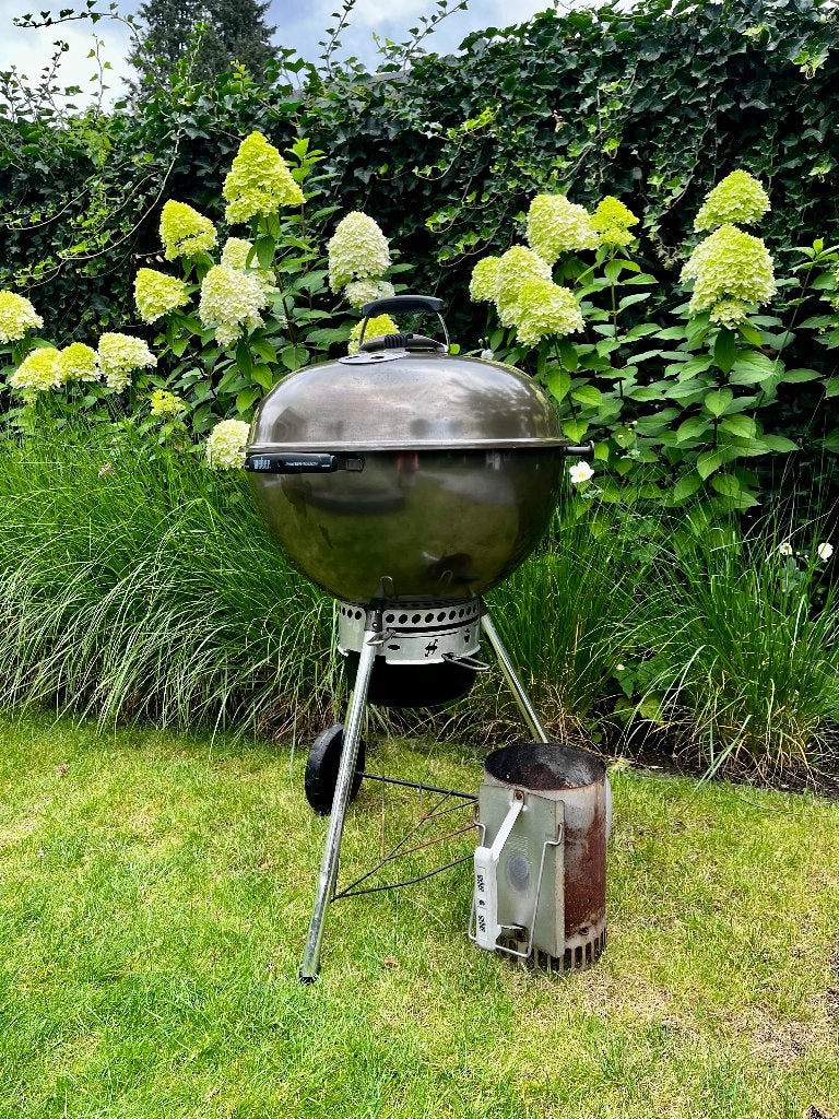Weber Original Kettle 57 cm BBQ – in goede staat, Ophalen, Gebruikt, Weber