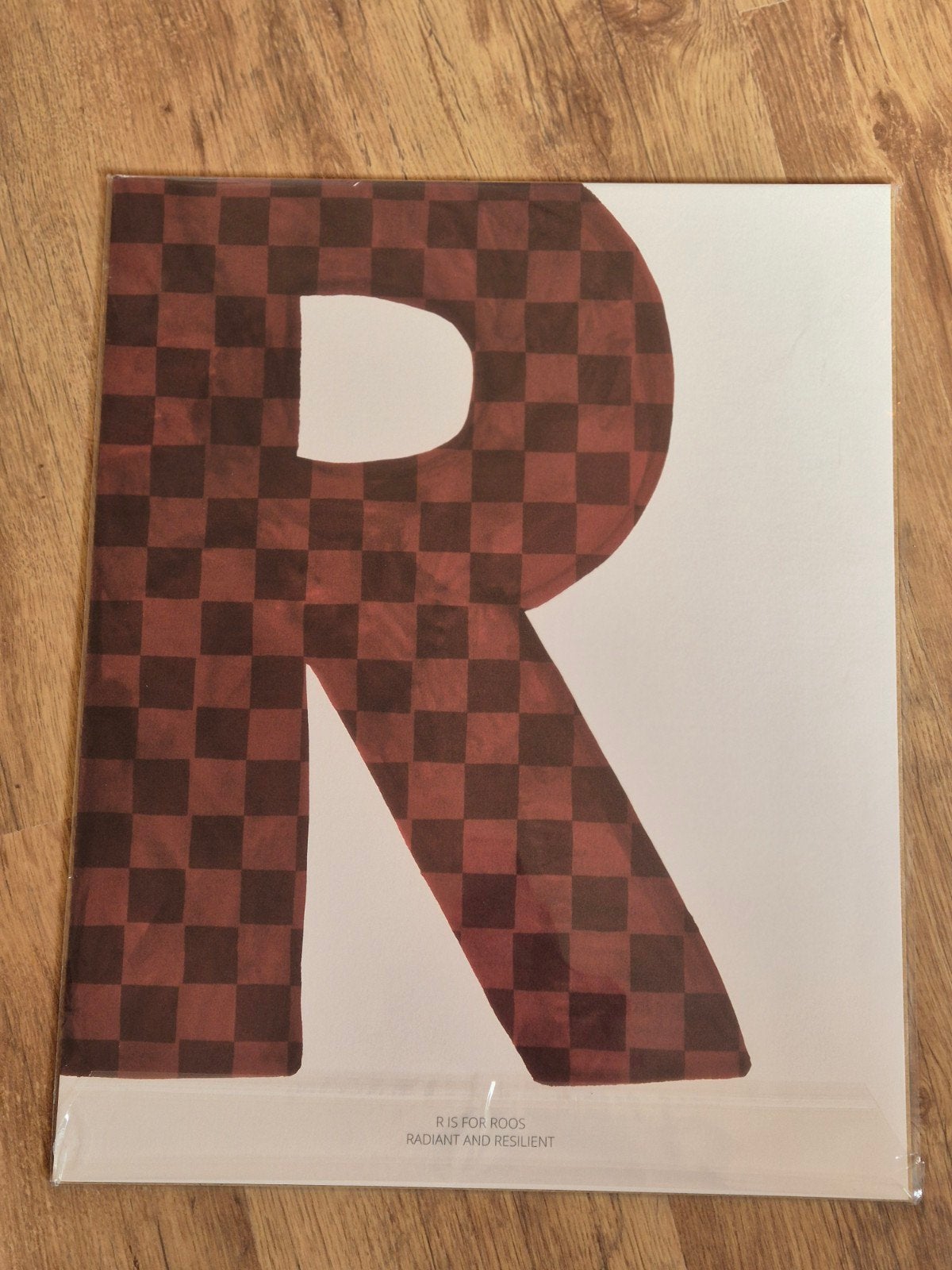 MrStarsky Letter Poster R - 40x50 cm, Ophalen, Minder dan 50 cm, Nieuw, Foto of Poster