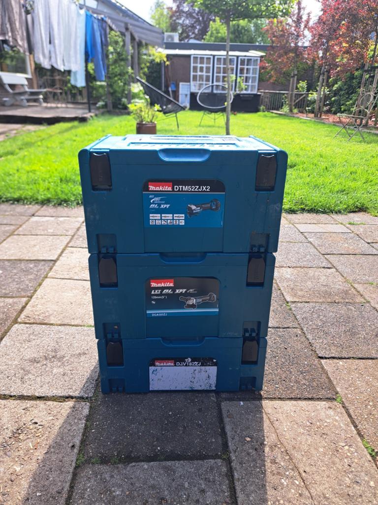 Makita Mbox Koffers - Set van 3, Doe-het-zelf en Verbouw, Gereedschapskisten, Ophalen, Zo goed als nieuw
