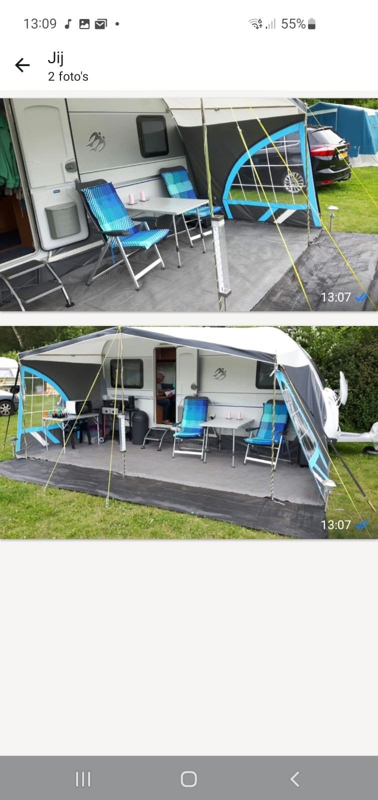 Dorema panoramaluifel maat 11 (9.00-9.25) zeer goede staat, Caravans en Kamperen, Ophalen, Zo goed als nieuw, Ten Cate All Season 200g/m2