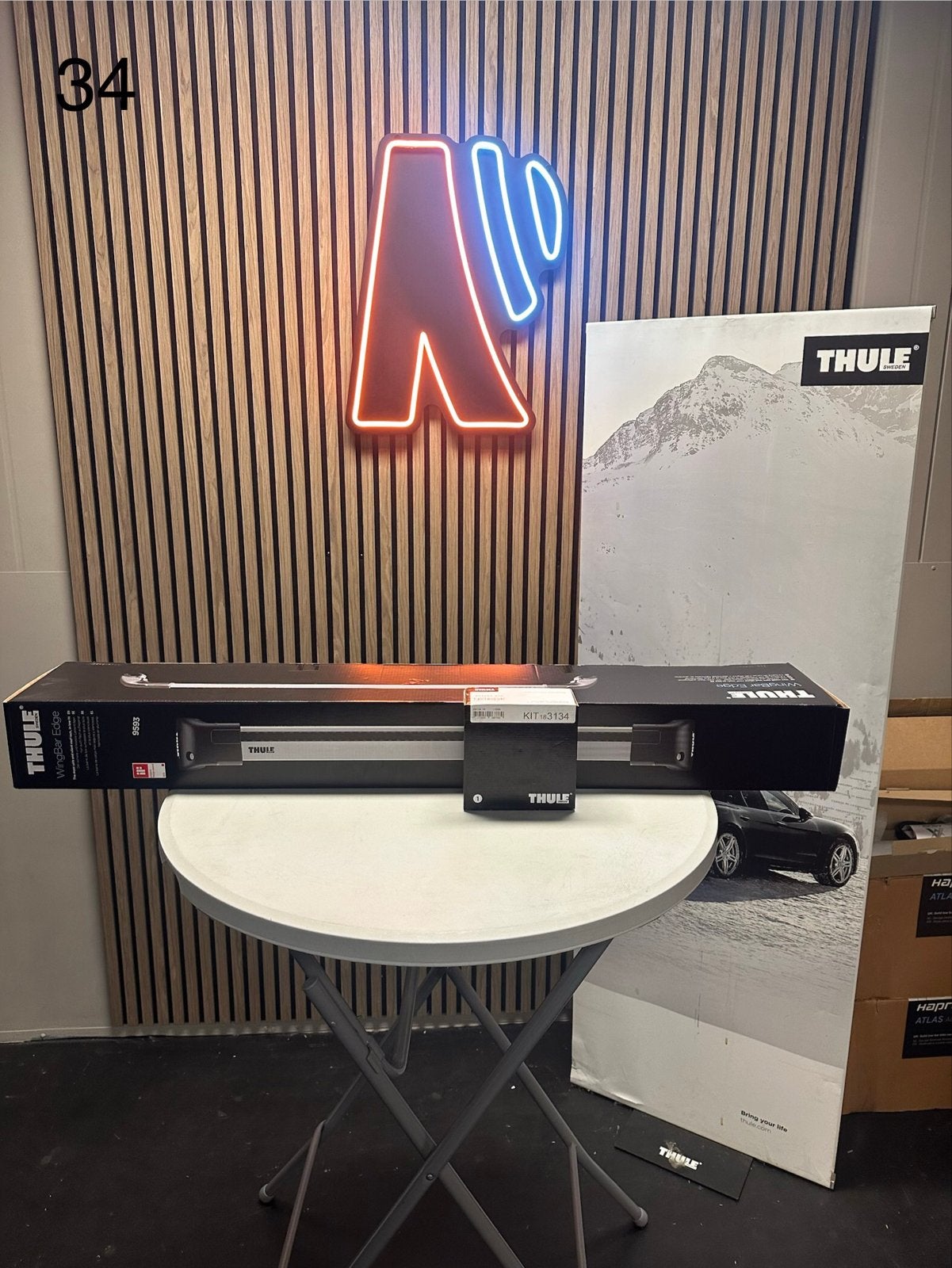 Thule WingBar Edge 9593 + Kitset 3134 – Toyota Kluger, Ophalen of Verzenden, Nieuw
