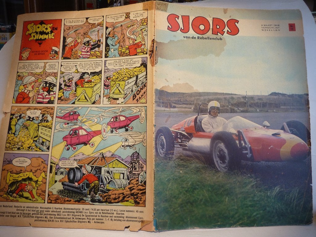 SJORS  van de Rebellenclub   1968, Boeken, Overige gebieden, Ophalen of Verzenden, Gelezen, Eén comic