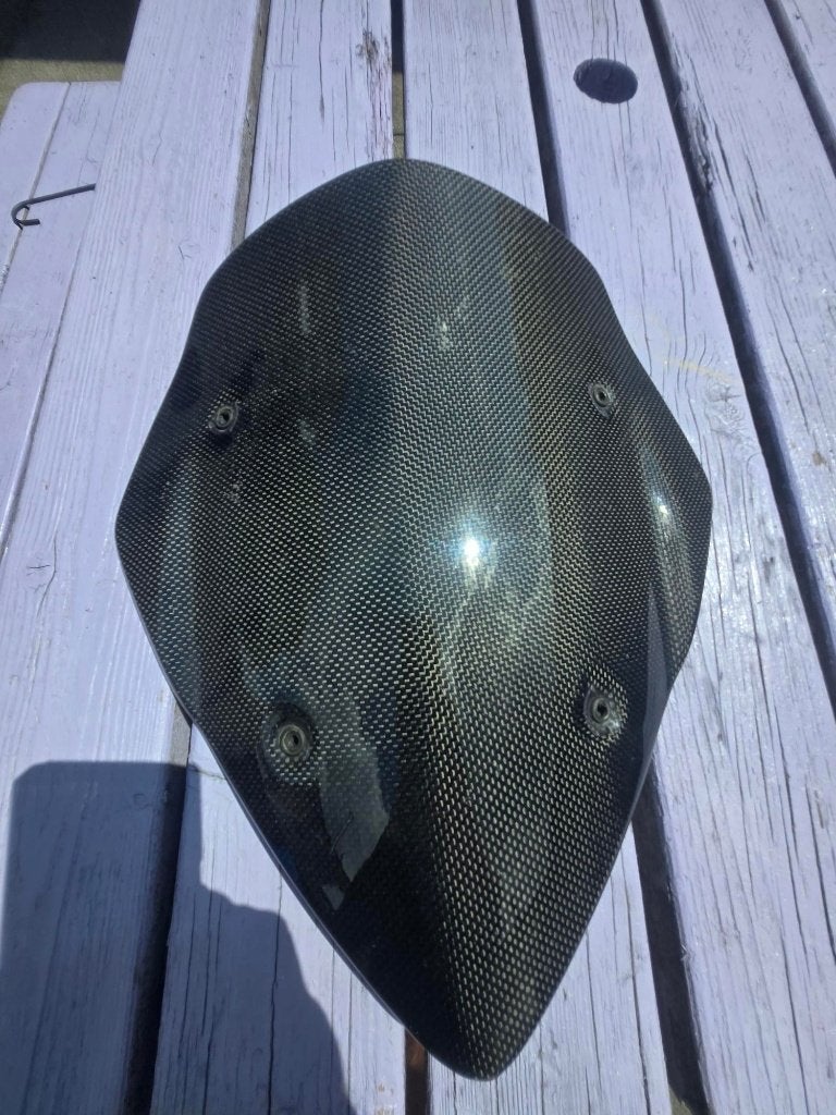 Ducati multistrada 1200 Pikes Peak Carbon ruitje, Motoren, Onderdelen | Ducati, Ophalen of Verzenden, Gebruikt