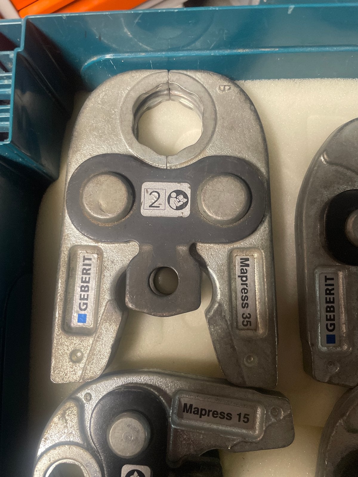 Geberit Mapress Perstangen Set 15, 22, 28, 35 mm, Doe-het-zelf en Verbouw, Ophalen of Verzenden, Gebruikt, Overige typen, Overige merken