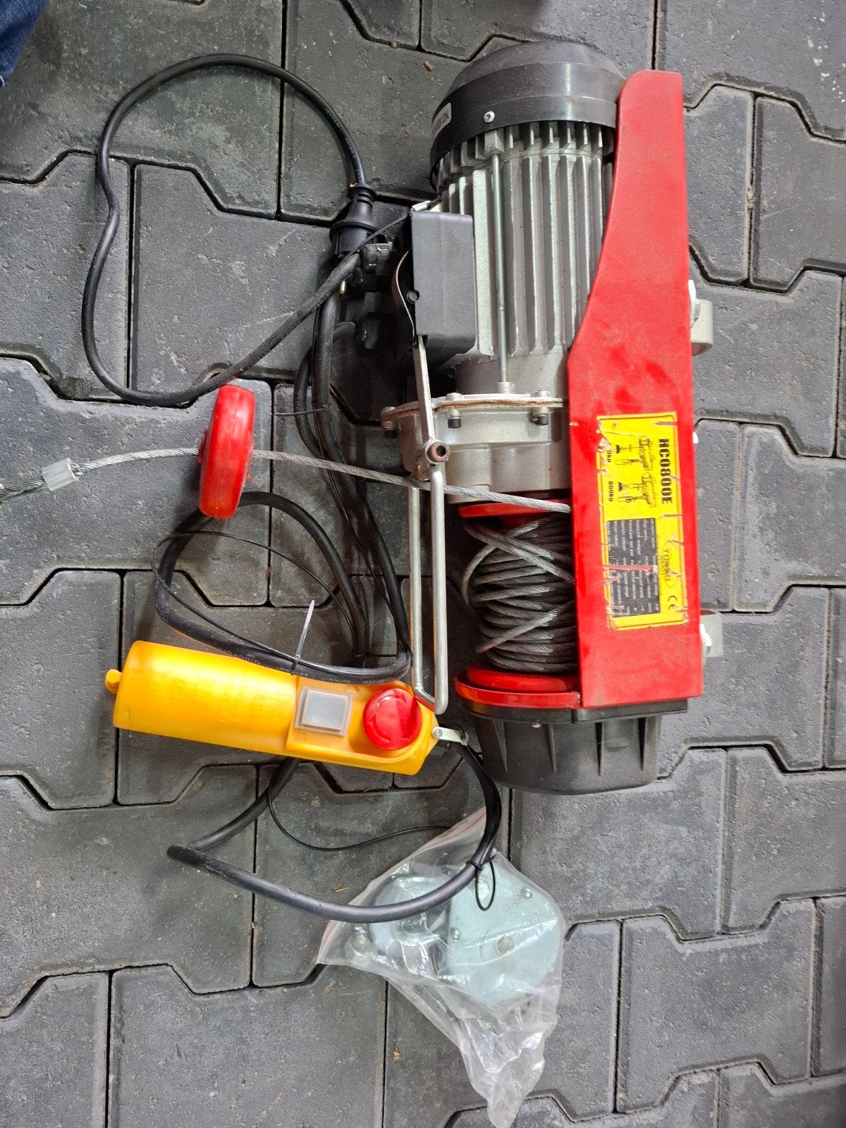 Elektrische takel 800kg - HC0800E, Ophalen of Verzenden